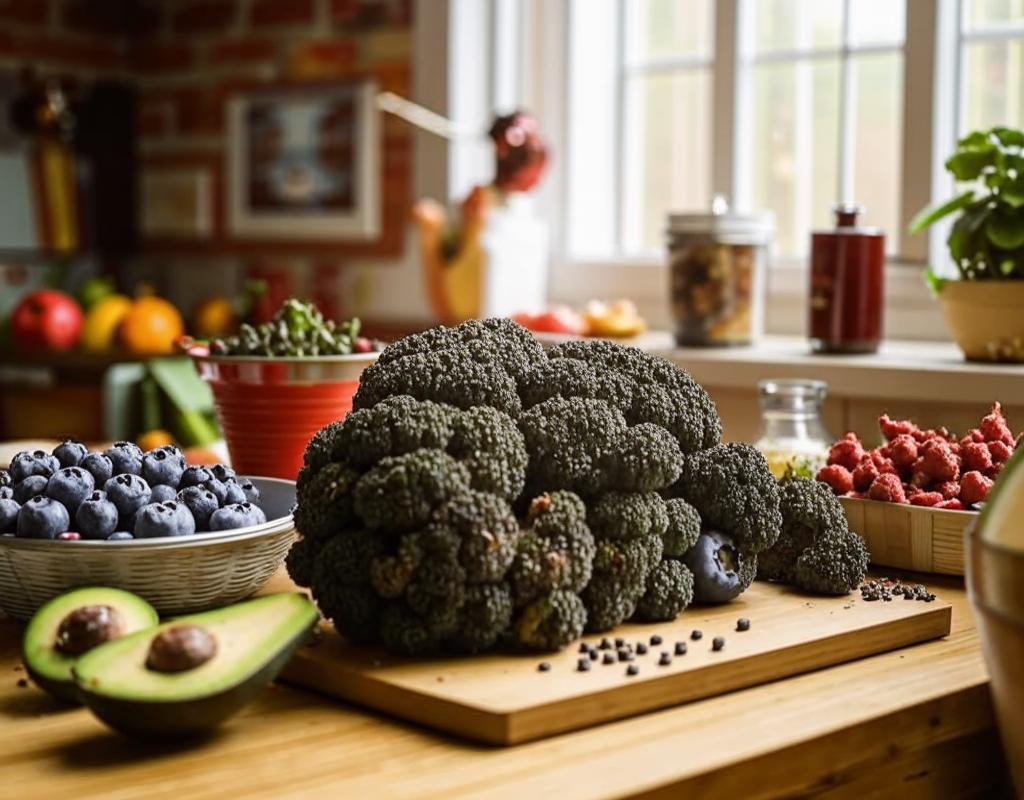 Färska supermat ingredienser